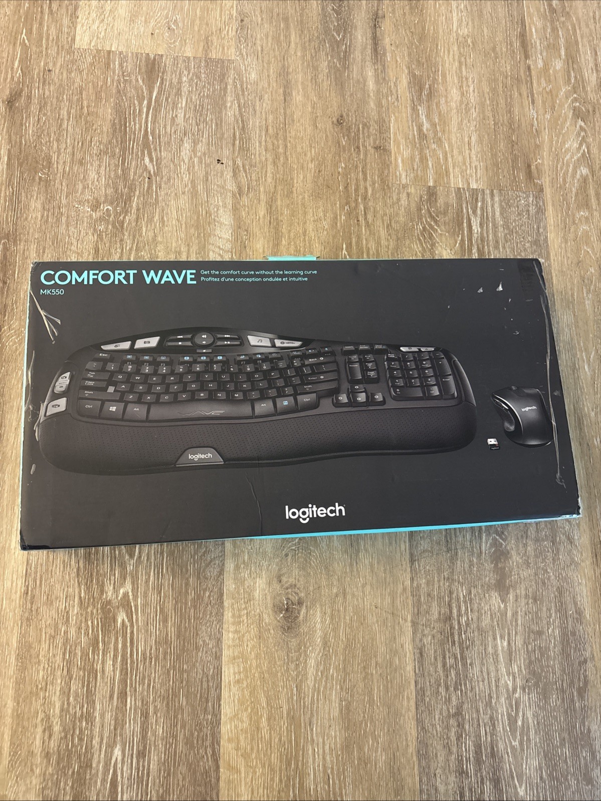 Logitech MK550 Comfort Wave K350 Wireless Keyboard M510 Mouse Combo w/USB