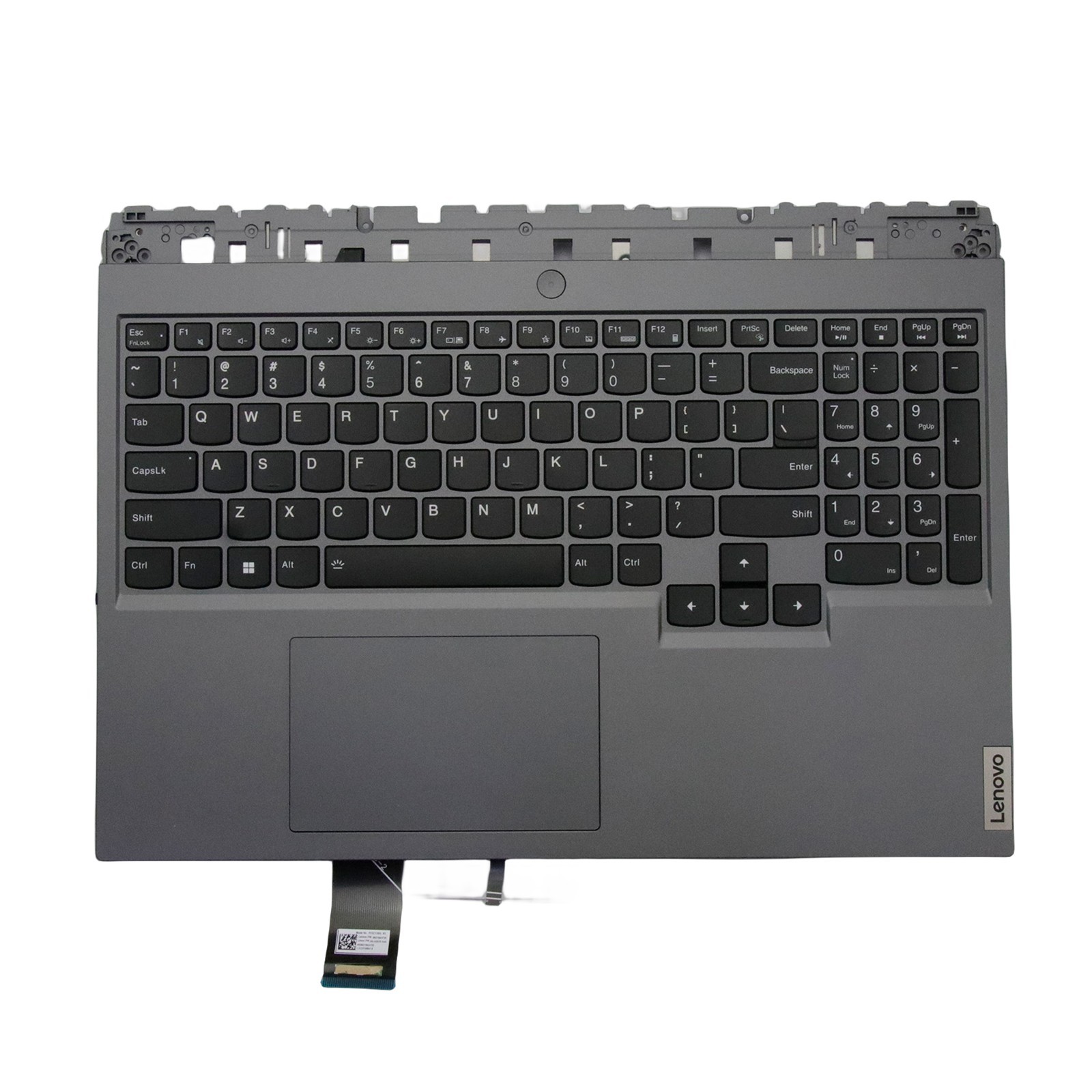 New Palmrest Cover Backlit Keyboard For Lenovo Legion 5 Pro-16ACH6H 5CB1C14952