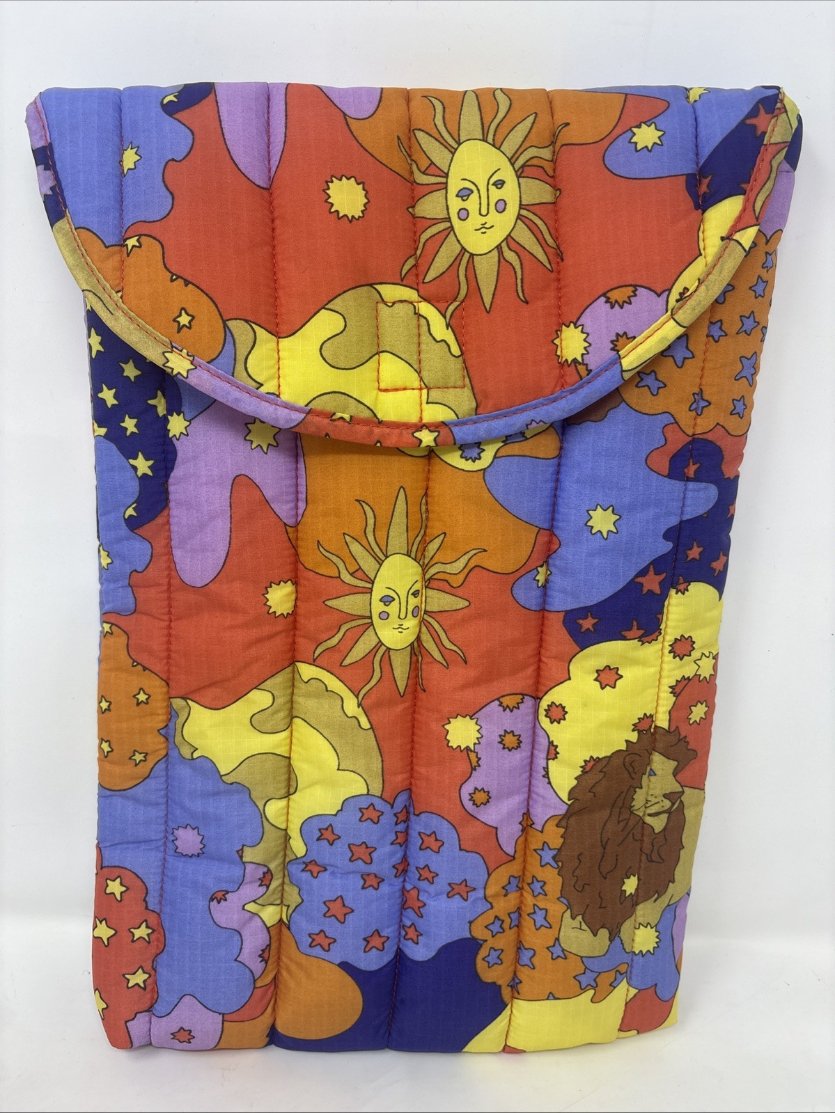 RARE BAGGU Exclusive Zodiac Leo Retired Puffy Laptop Sleeve Bag 15” HTF