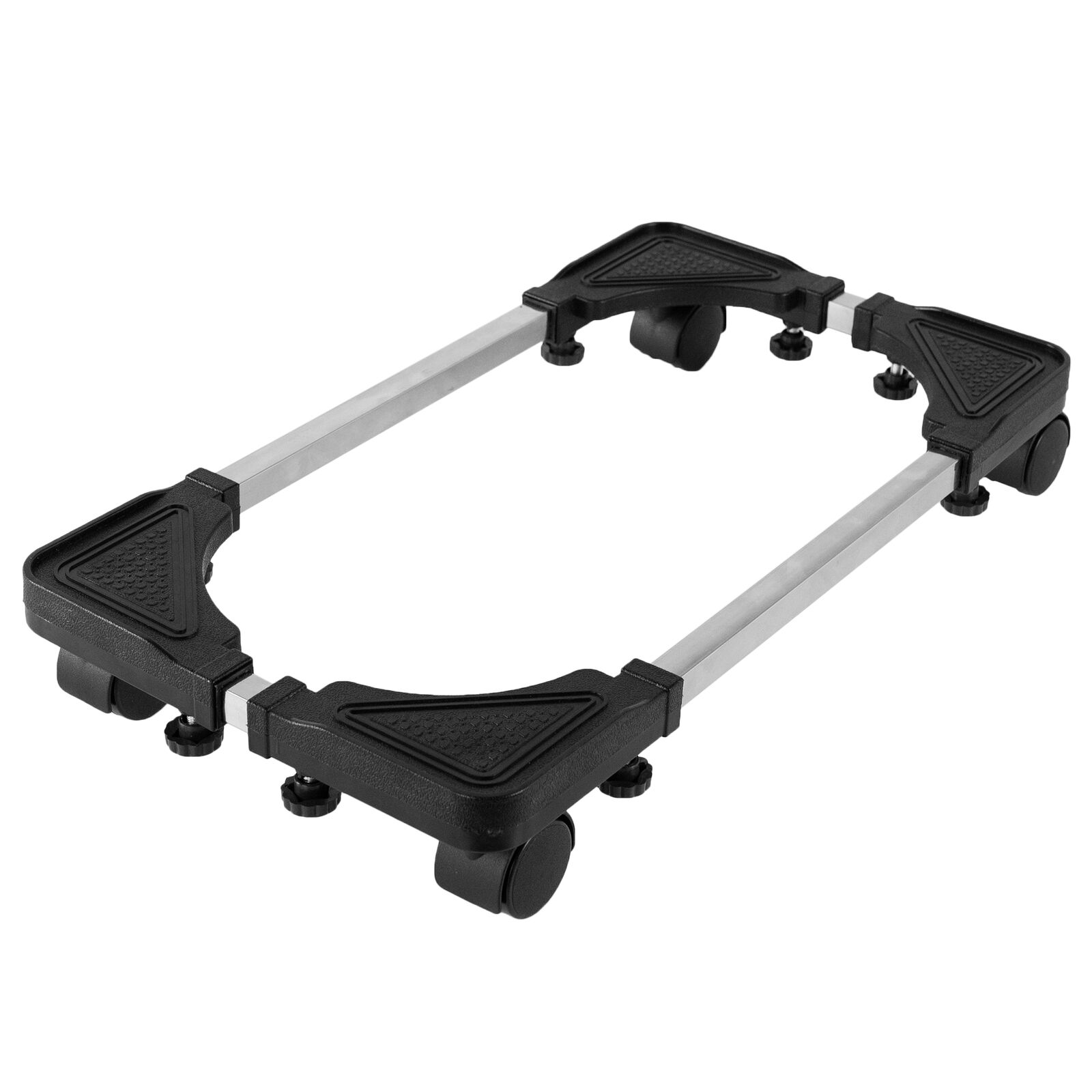 VIVO Black Large PC Cart, CPU Rolling Stand, Adjustable Computer Trolley