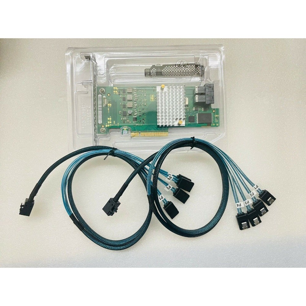 9300-8I SAS3008 12Gbps HBA IT Mode ZFS FreeNAS unRAID+2*SFF-8643 SATA Cable US