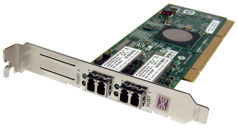 IBM Emulex 4Gb 2-Port PCI-x FC HBA Adapter Card 42D0408 FC1110407 / FC1120006-01