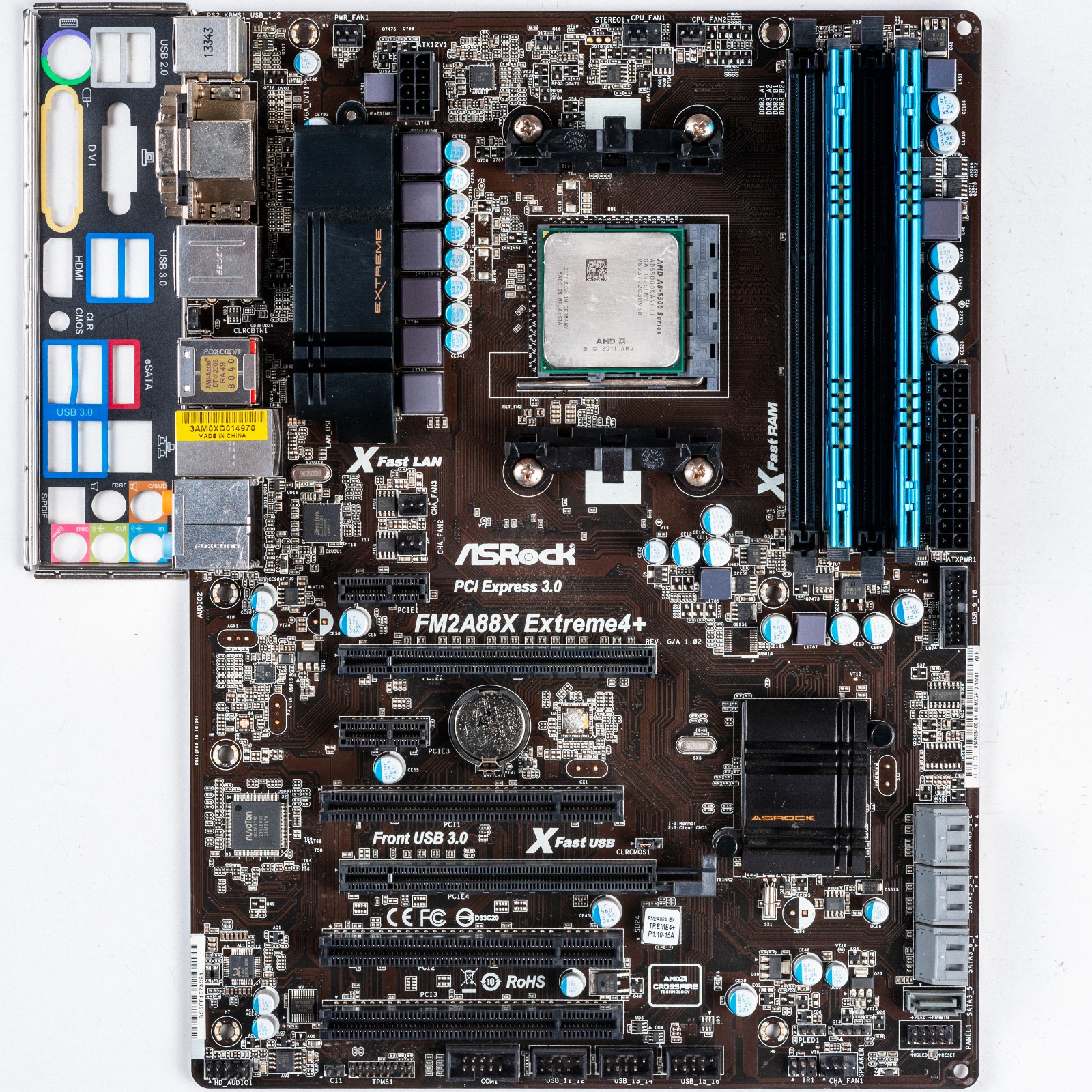 ASRock FM2A88X Extreme4+ FM2+ ATX Motherboard DDR3 UEFI AMD APU A8 Linux Support
