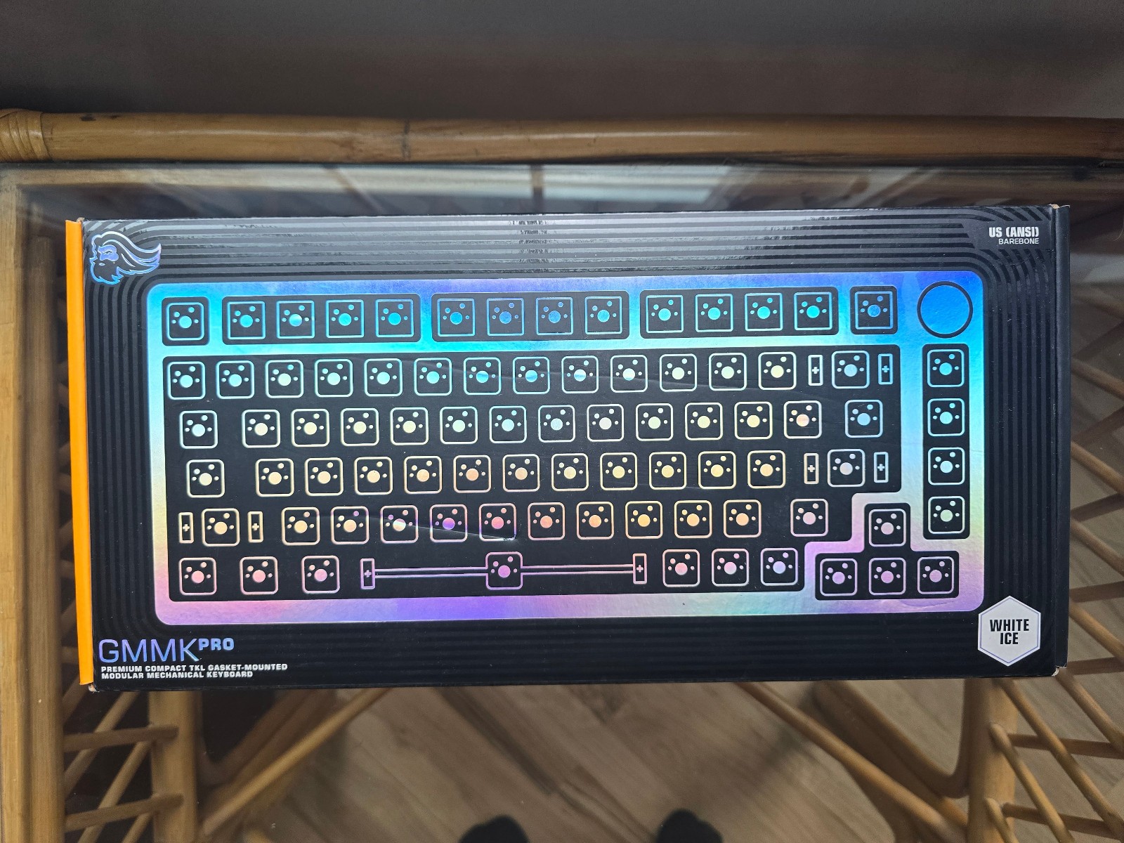 Glorious Gaming GMMK PRO 75% Hotswap Gaming Keyboard - White