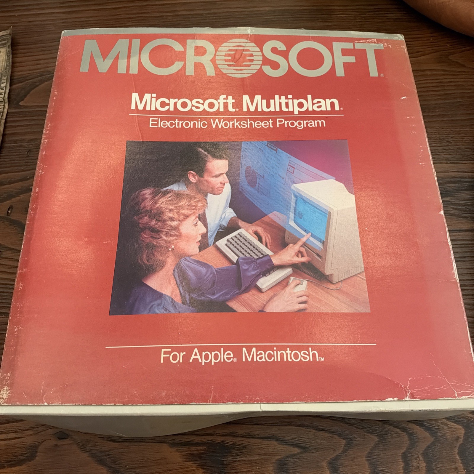 Microsoft Multiplan Electronic Worksheet Apple Macintosh 
