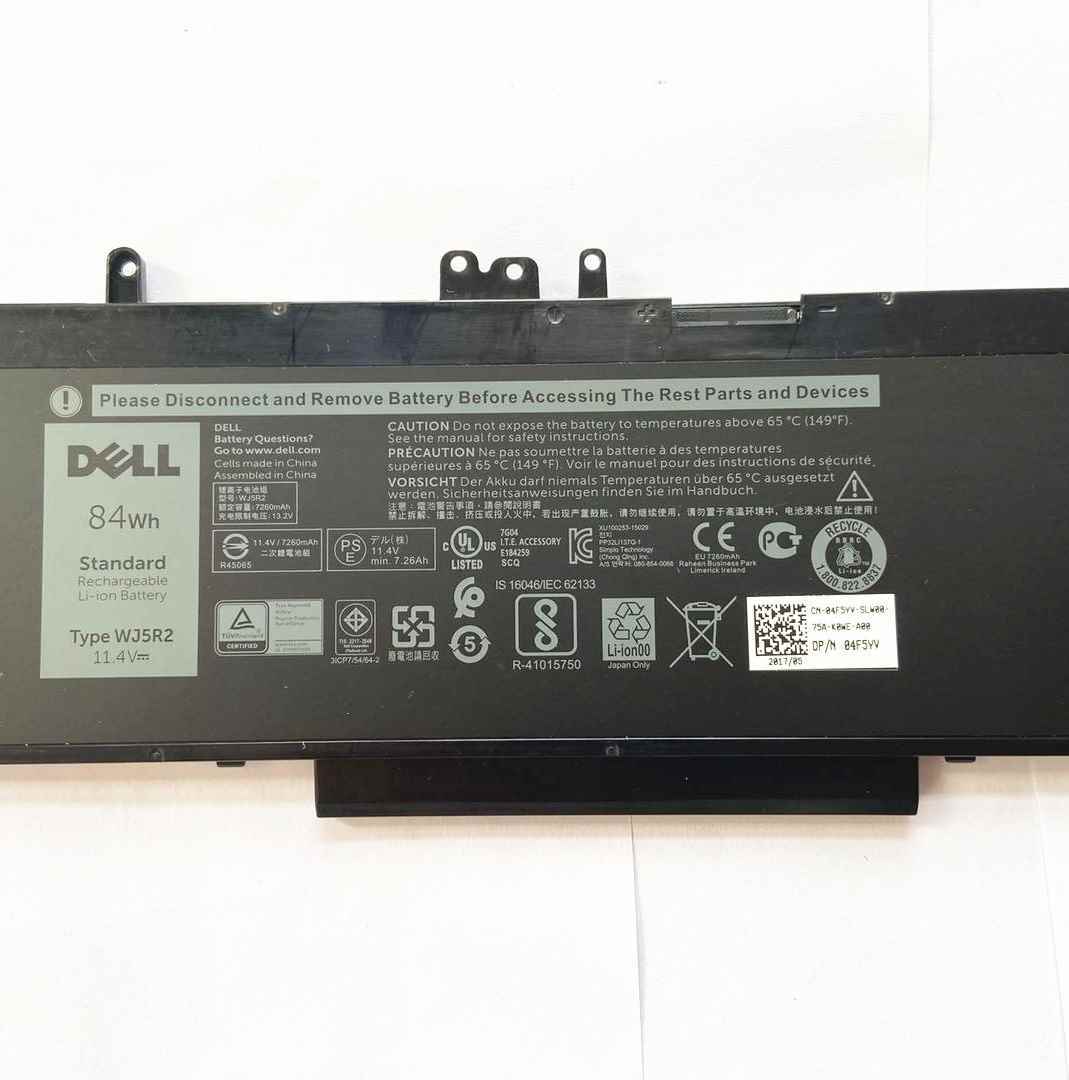 2026 Genuine Laptop Battery WJ5R2 4F5YV 04F5Y For Latitude E5570 Precision 3510