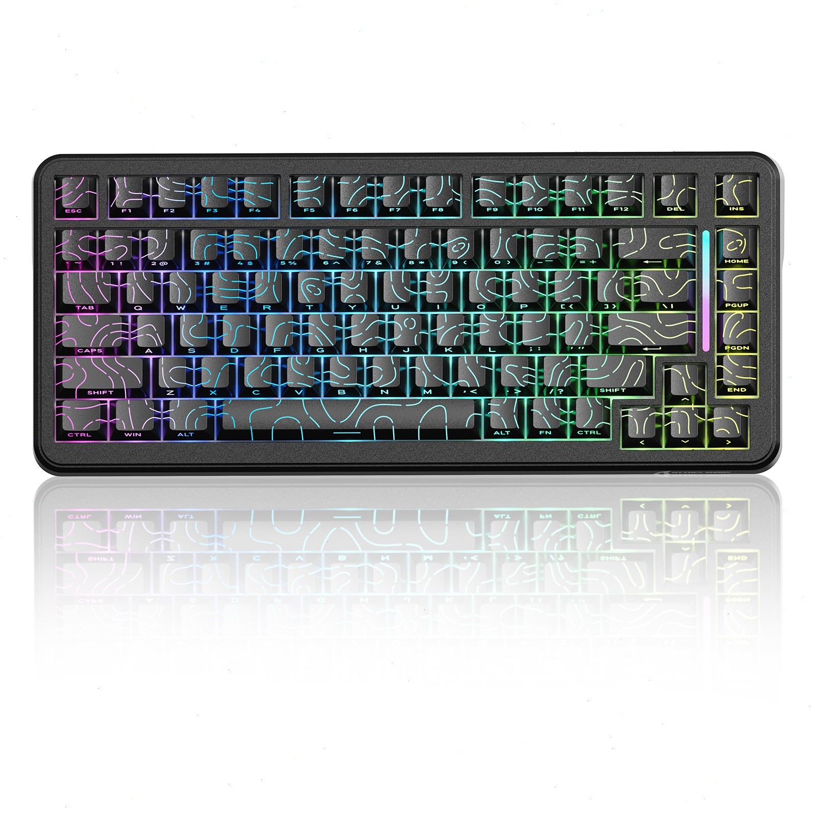 ATTACK SHARK X82PRO HE Wireless Gaming Keyboard Rapid Trigger RGB Magnetic Black