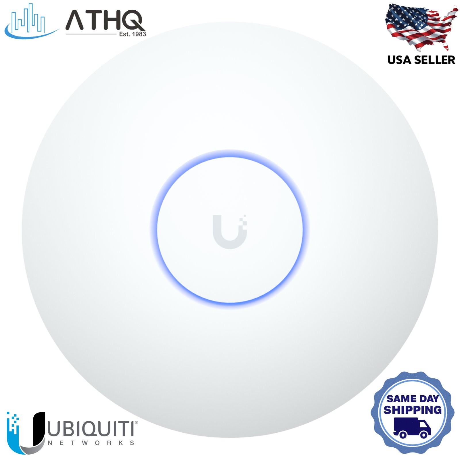 Ubiquiti UniFi U7-LR-US WiFi 7 Access Point Long-Range 4.3Gbps Dual-Band PoE NEW