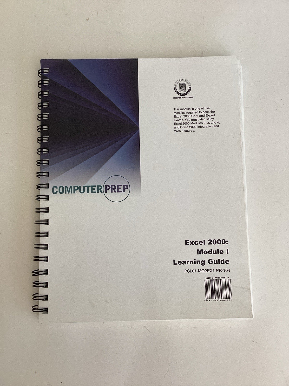 ComputerPREP Excel 2000 Module I Learning Guide CD Microsoft Office 2000