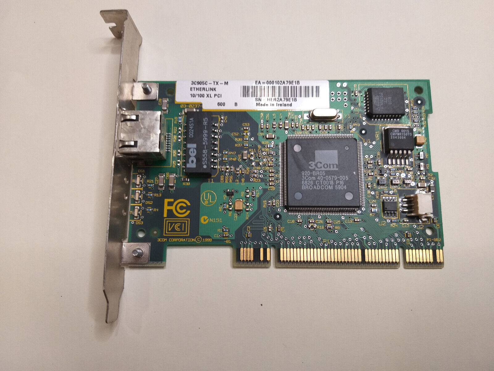 3c905c-tx-m Etherlink Network Card 3com 10/100 PCI