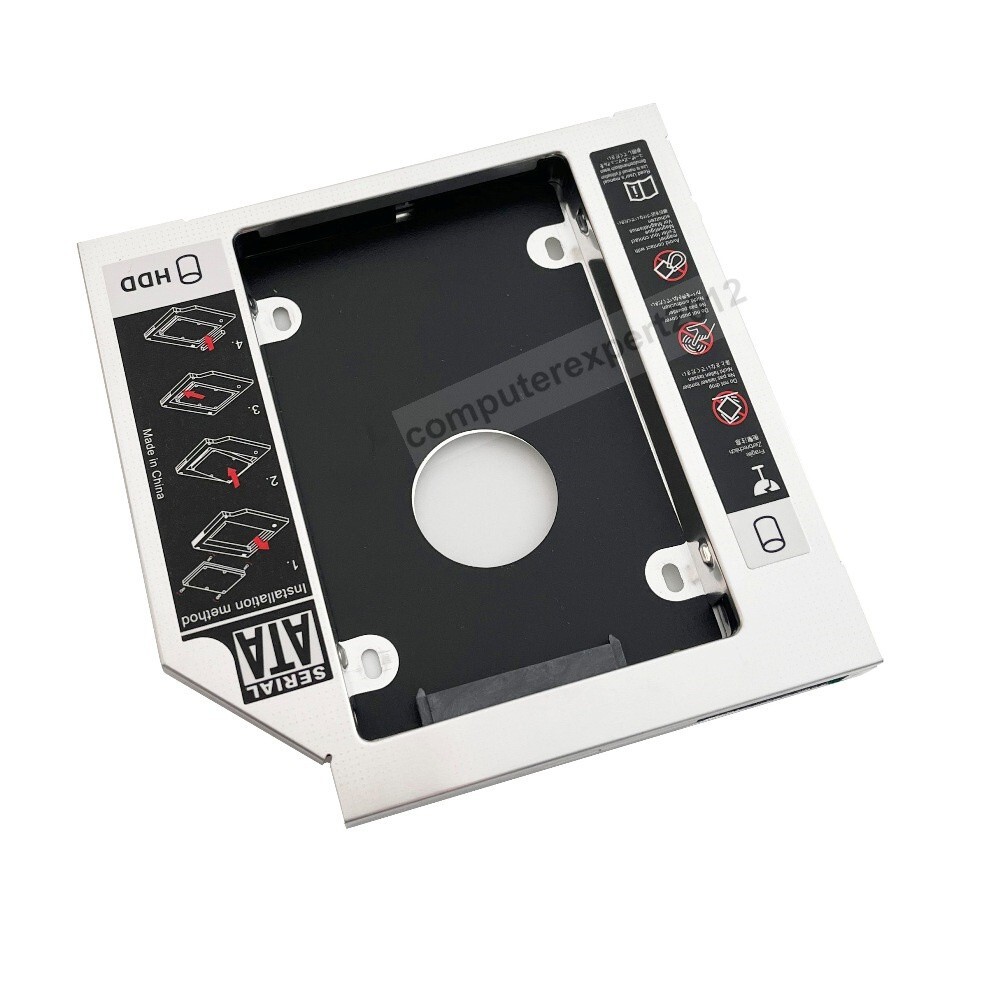 2nd HD Hard Drive HDD SSD Caddy for Fujitsu LifeBook AH531 LH532 NH751 AD-7760H
