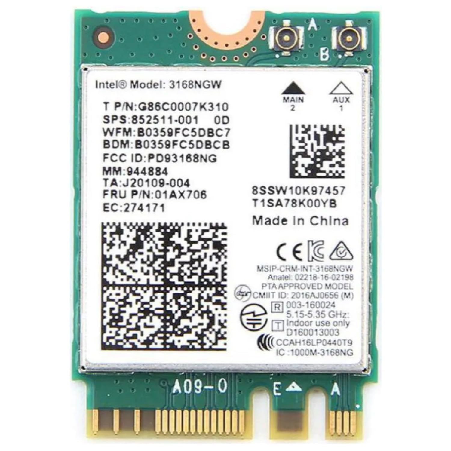 HighZer0 Electronics Wireless-AC 3168 Legacy Wi-Fi Adapter | 433Mbps WiFi with