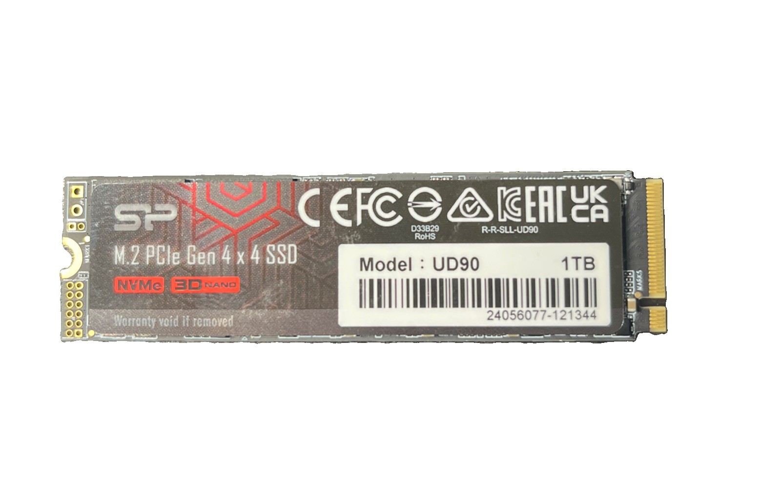 Silicon Power 1TB UD90 NVMe 4.0 Gen4 PCIe M.2 SSD R/W up to 5,000/4,800 MB/s