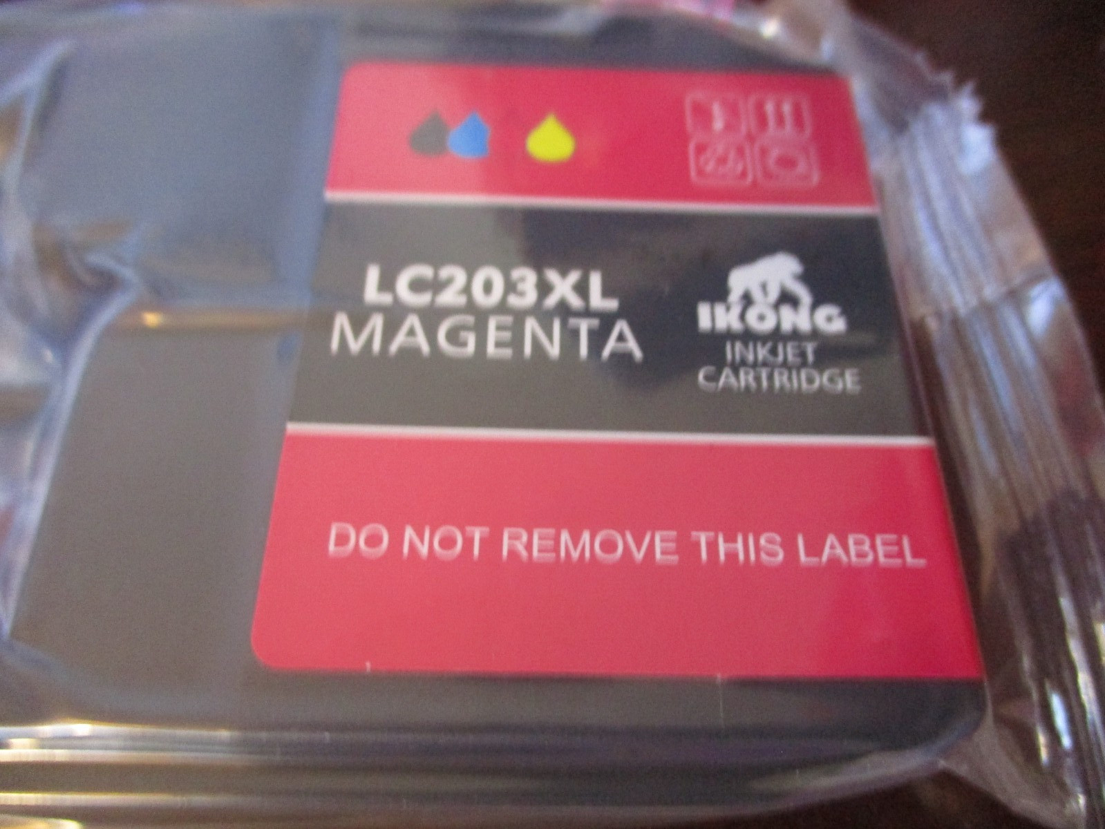 IKONG LC203XL Magneta InkJET Cartridge for Brother Printers Brand New  