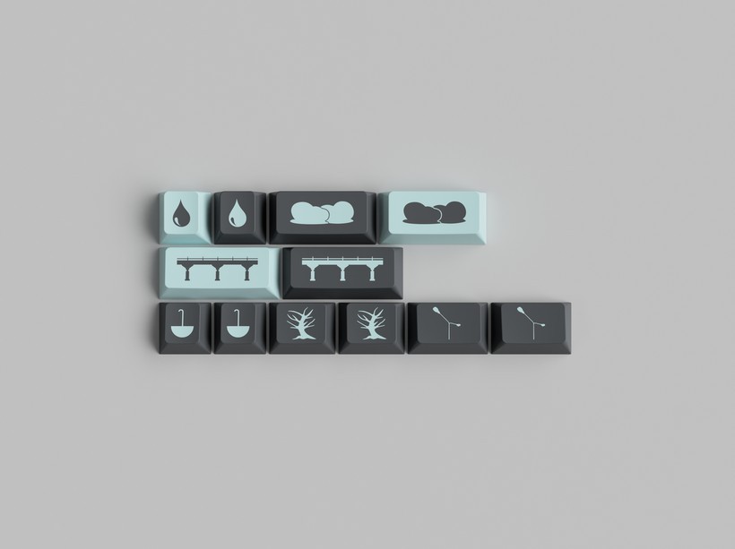 GMK Rainy Day - Novelties Kit Keycaps
