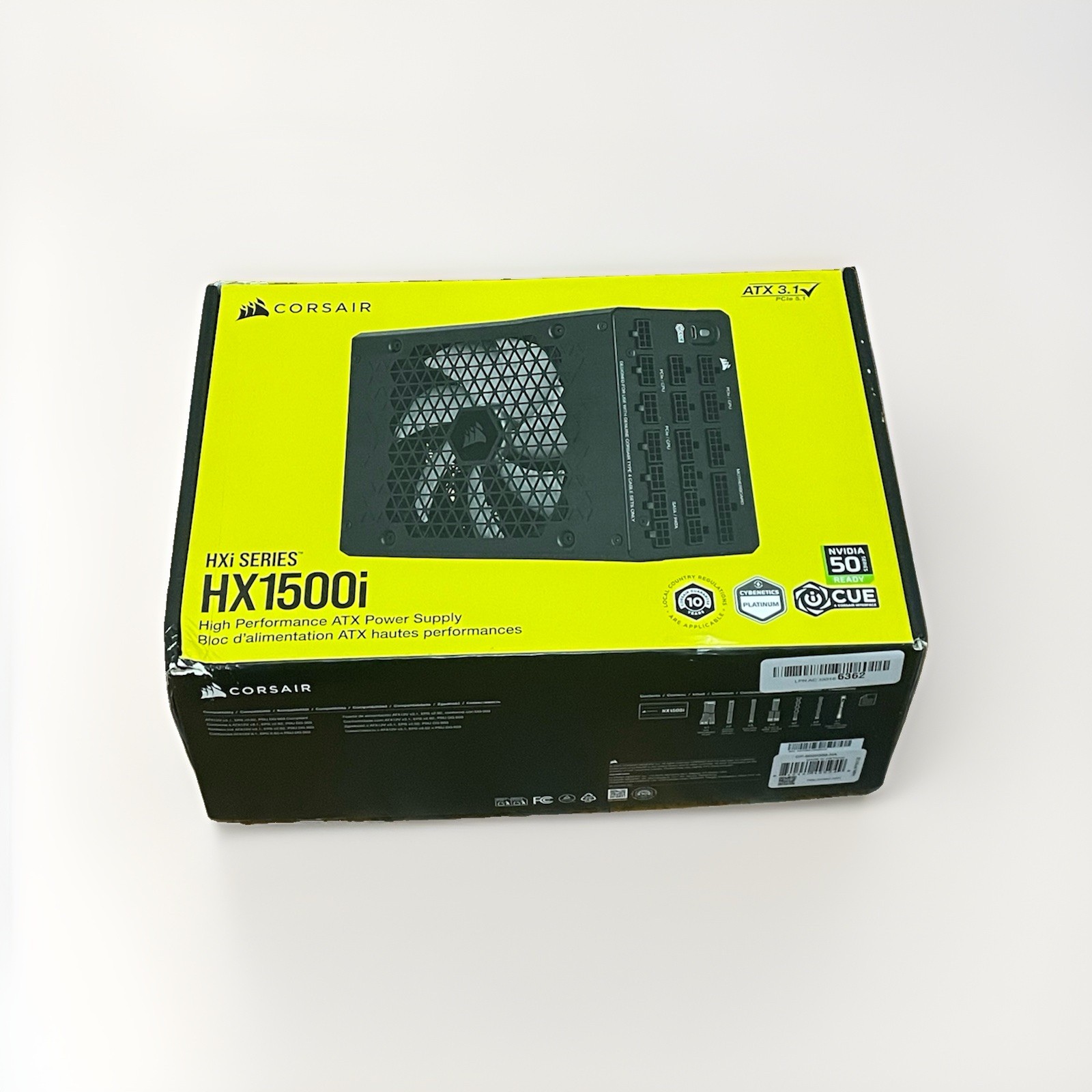 CORSAIR HX1500i 1500W 80 Plus Platinum Power Supply