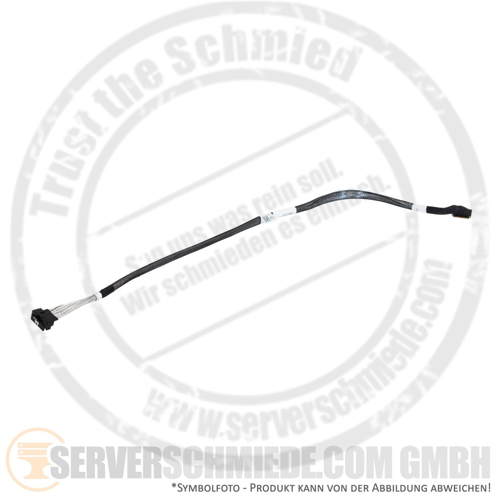 HP 60cm SAS OCP cable cable 1x SFF-8654 angle to 1x SFF-8654 angle DL365 Gen11