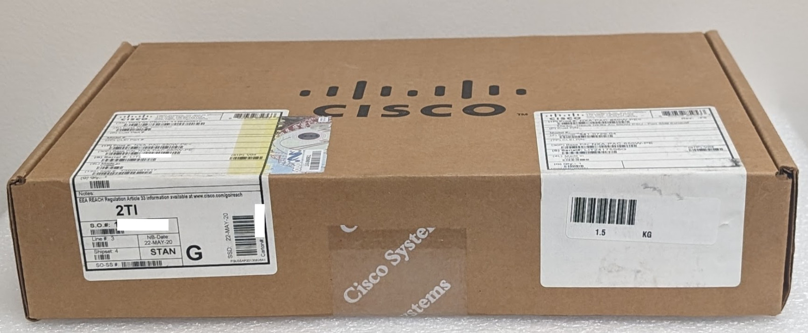 Cisco NXA-PAC-650W-PE V04 | 650W AC port-side exhaust | 341-0729-04 | New Sealed