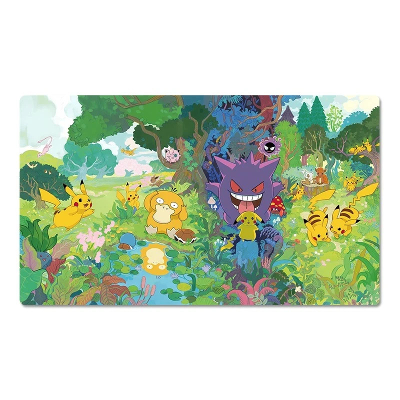 Psyduck Pikachu Gengar Board Game Pokemon Gaming Mouse Pad Desk Accessories