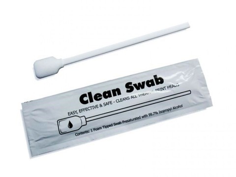 Zebra C Cleaning Kit Swab 24 pcs Box of 24 Cleaning Tape 105909G-057
