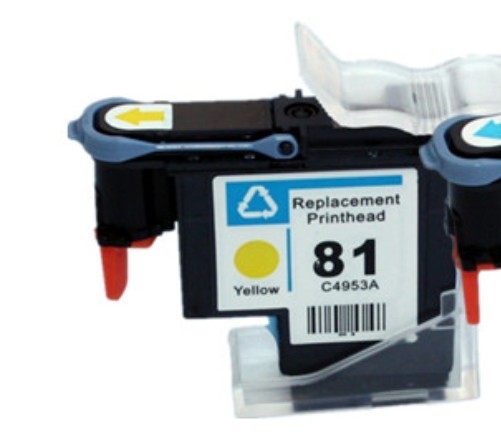 1pcs Printhead HP81 For HP5000 5500 Yellow