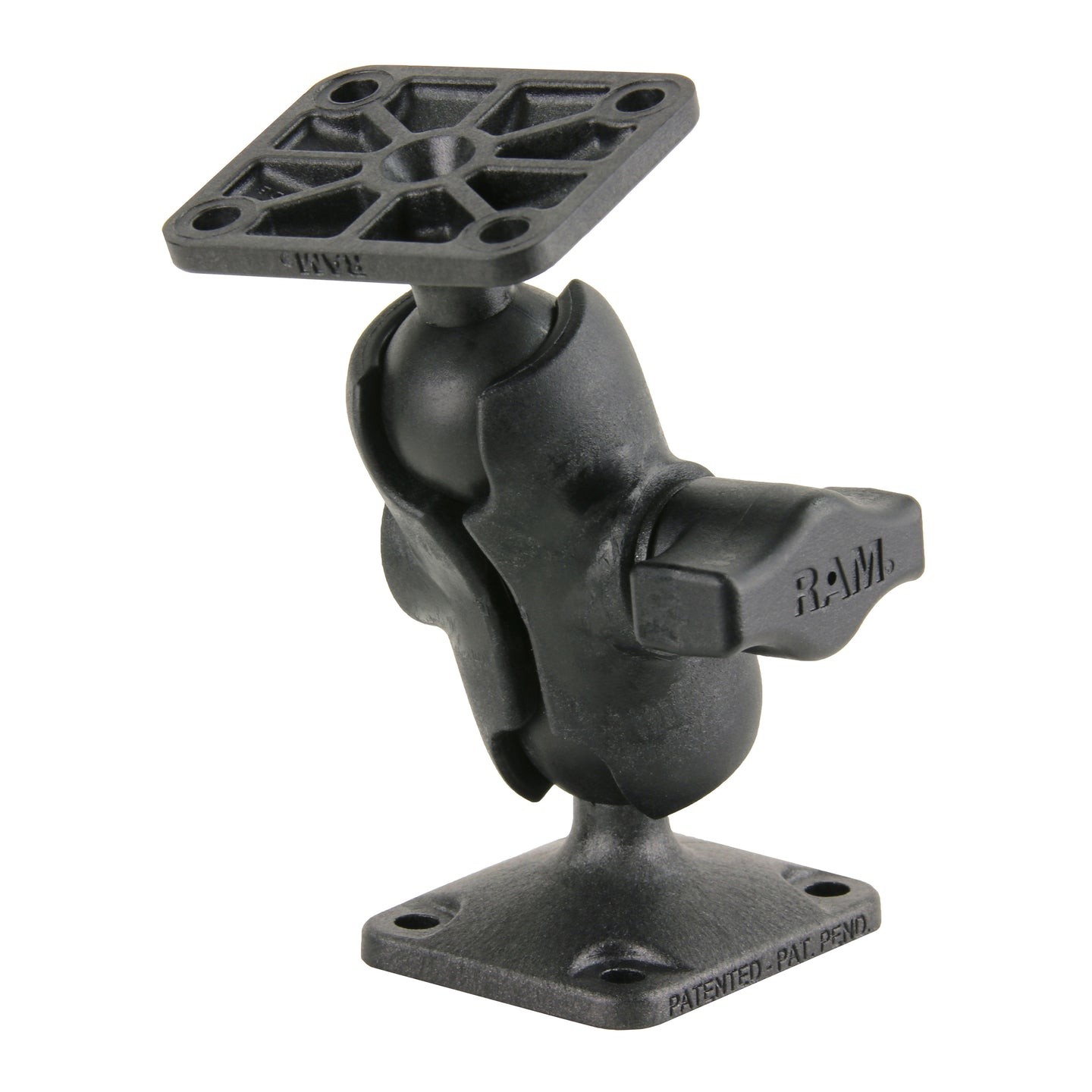 RAP-B-141U-A  RAM Composite Double Ball Mount with Rectangl...