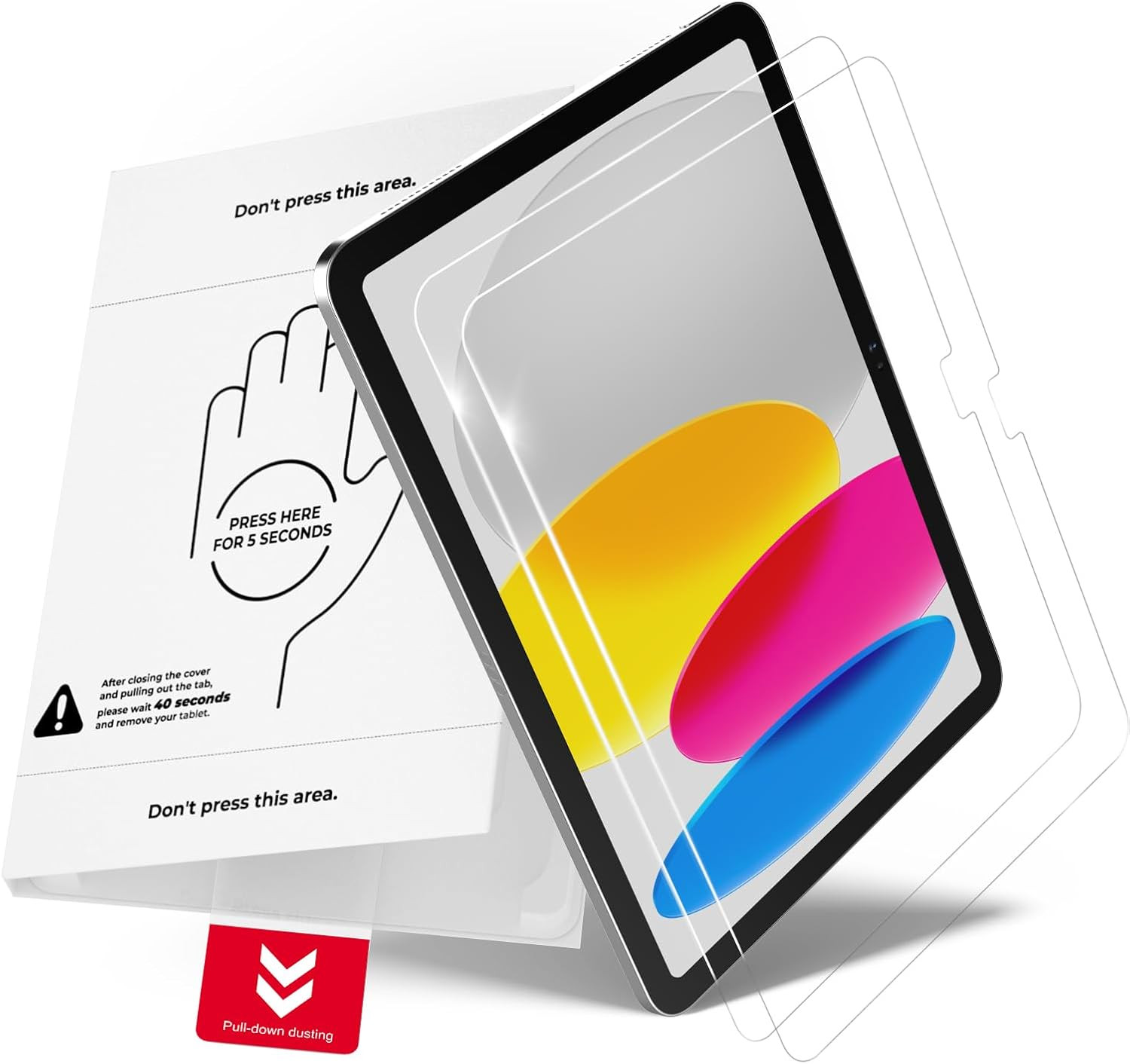 Bersem 2 Pack Screen Protector for Ipad A16 11Th/10Th Gen 11/10.9 Inch