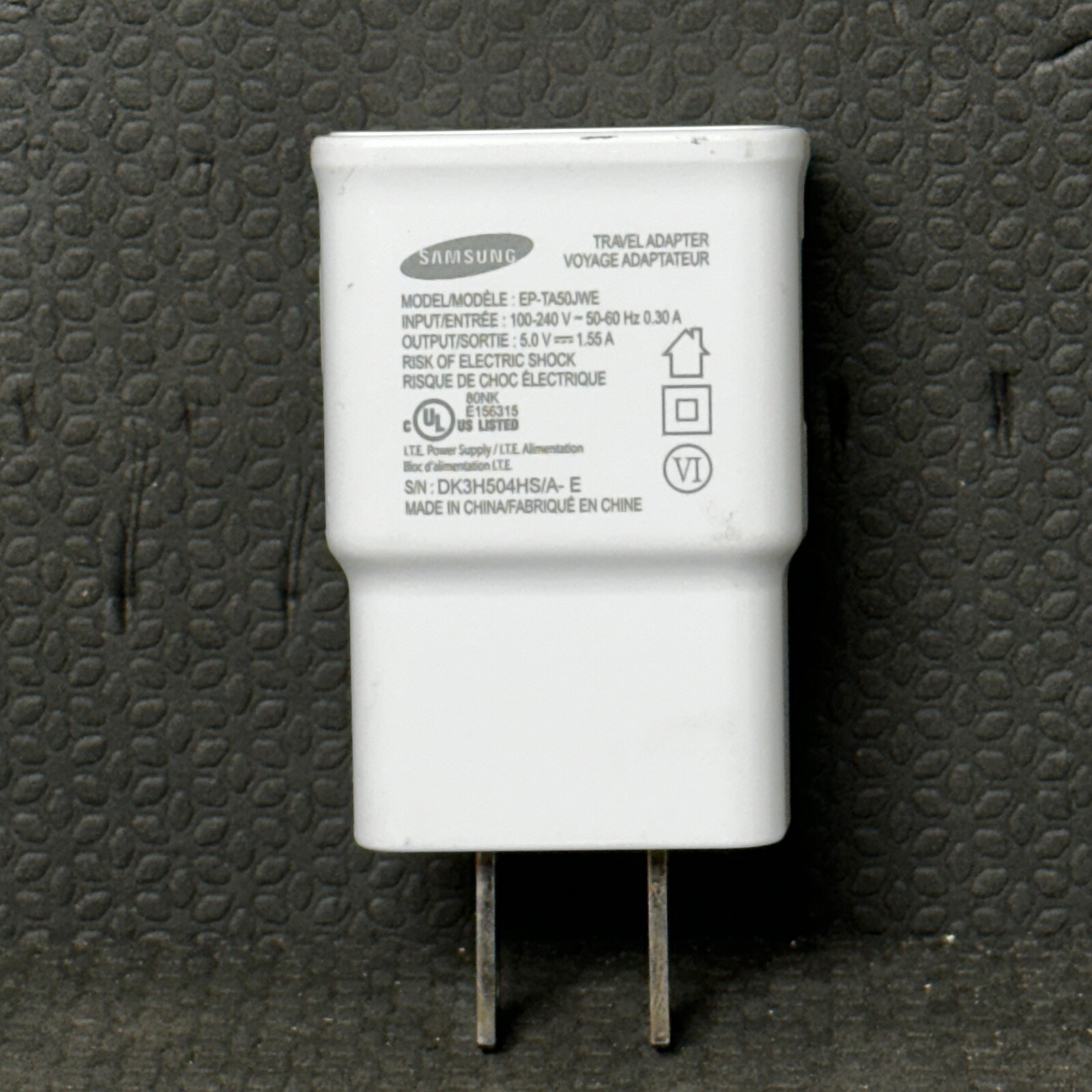 Samsung OEM EP-TA50JWE AC DC Power Adapter Charger Travel White