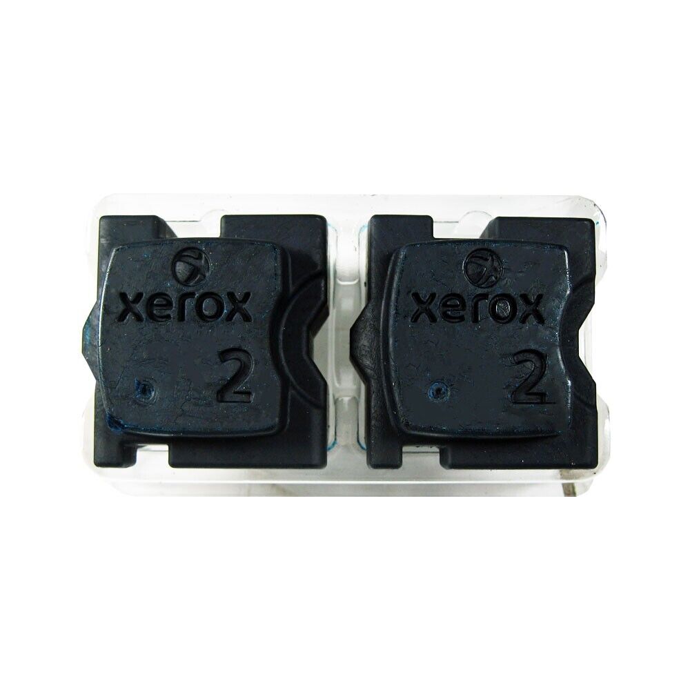 Genuine Xerox 2x ColorQube 8700 Cyan Solid Ink 108R00990