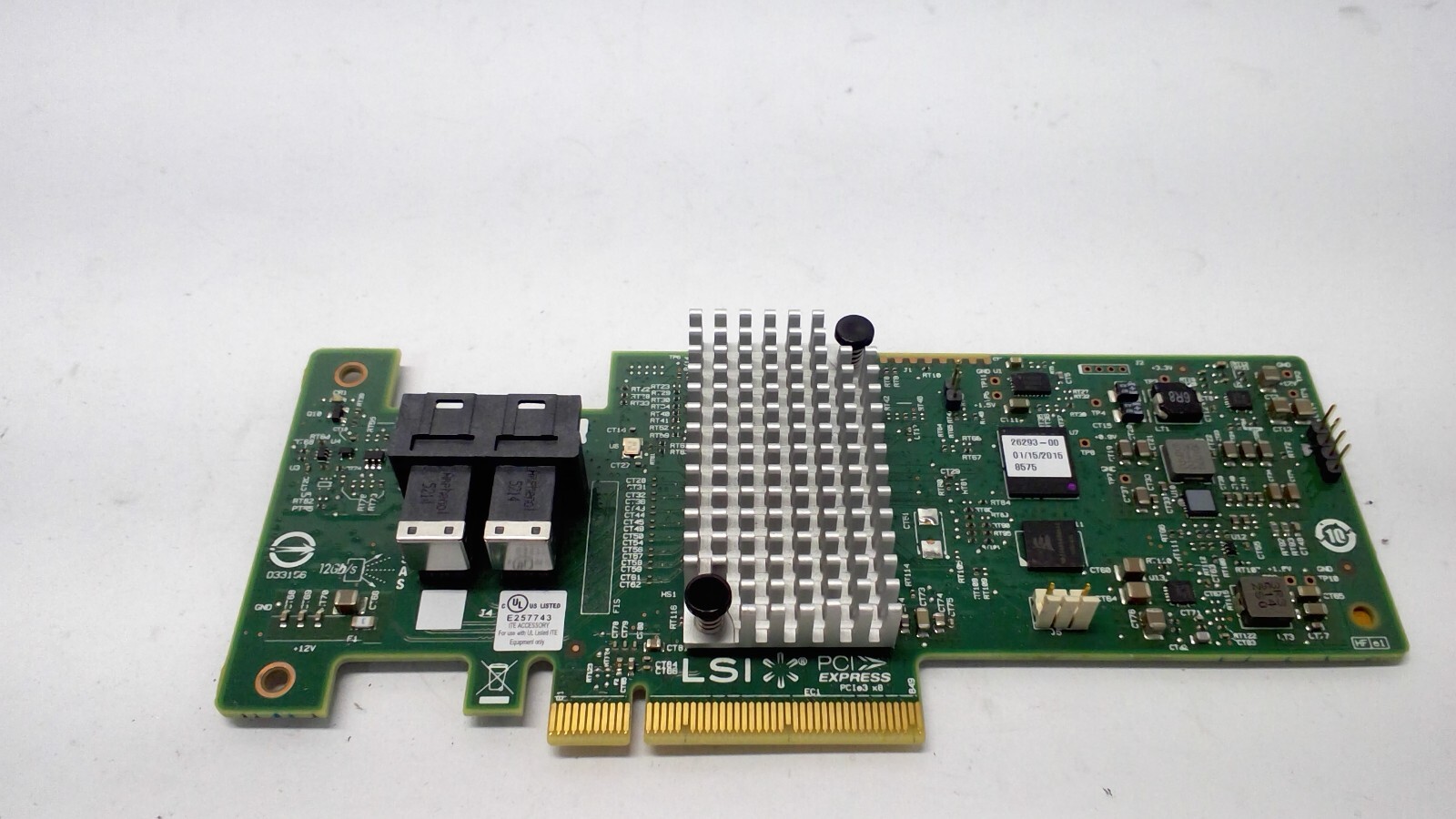 IBM 46C9115 46C9112 ServeRAID M1215 12Gb SAS HBA Card LSI 9340-8i  *NO BRACKET*