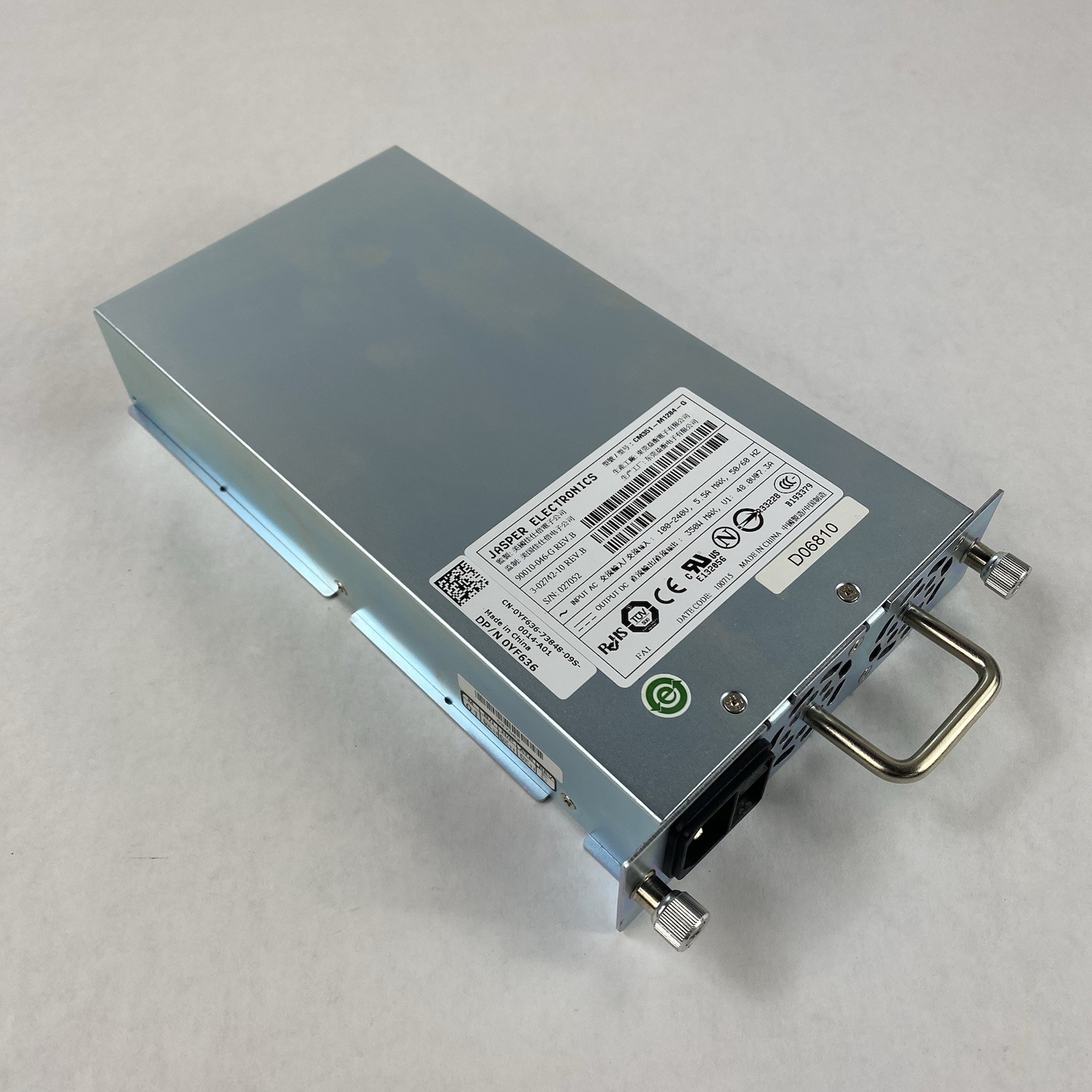 Jasper Electronics CM351-M1284-G 0N4R8Y 350W Power Supply