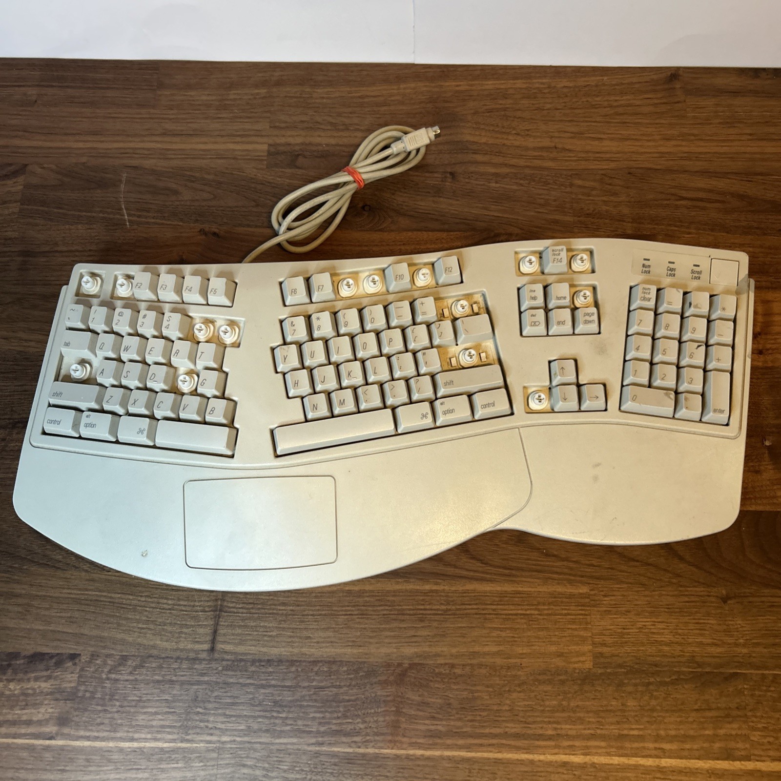Vintage Adesso AEK-606A Ergonomic Keyboard Split Layout UNTESTED FOR PARTS