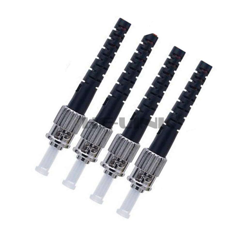 50M ST-ST Indoor Armored Singlemode 4 Strands Fiber Patch Cord
