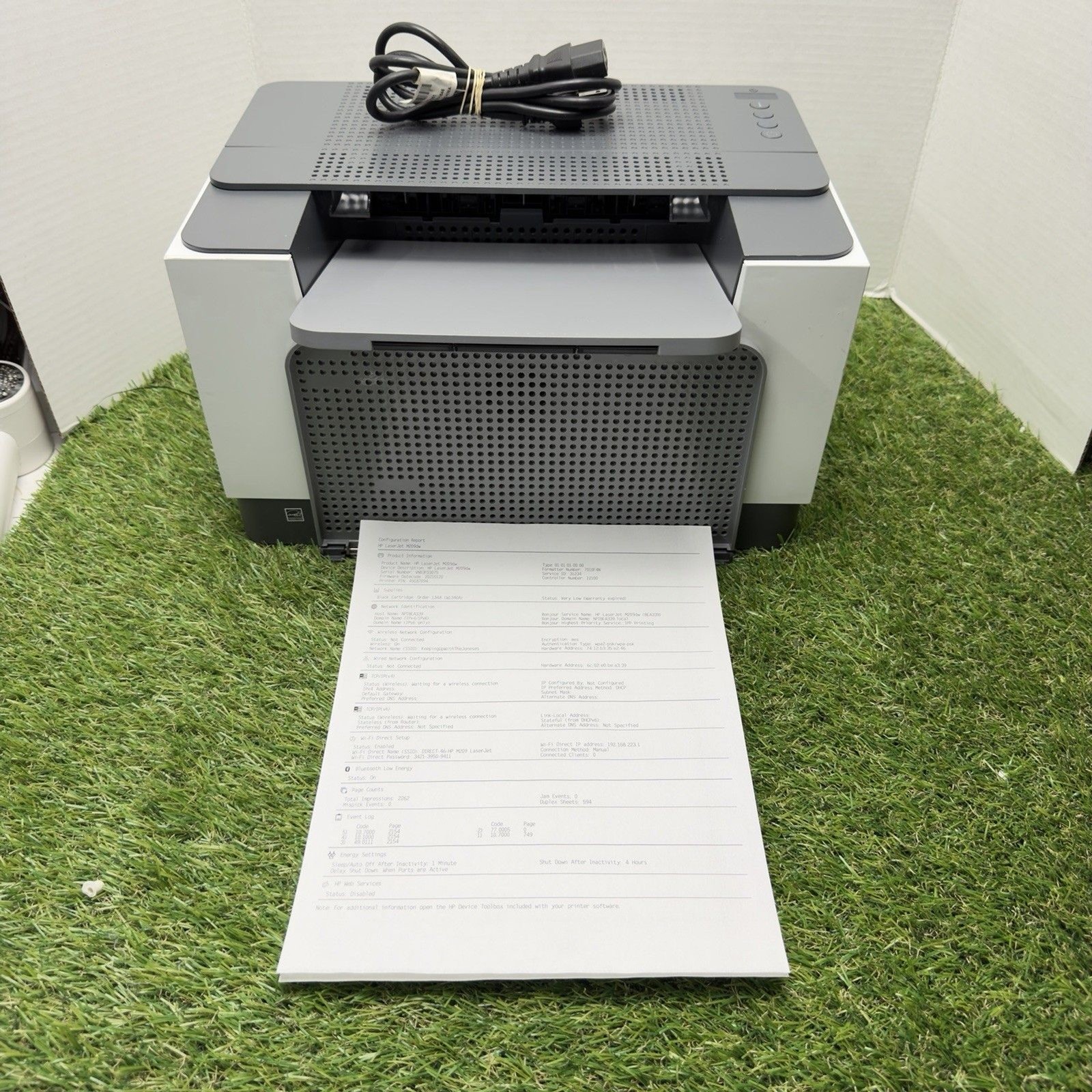 HP LaserJet M209dw Laser Printer, Black And White Mobile Print Pg Count 2262