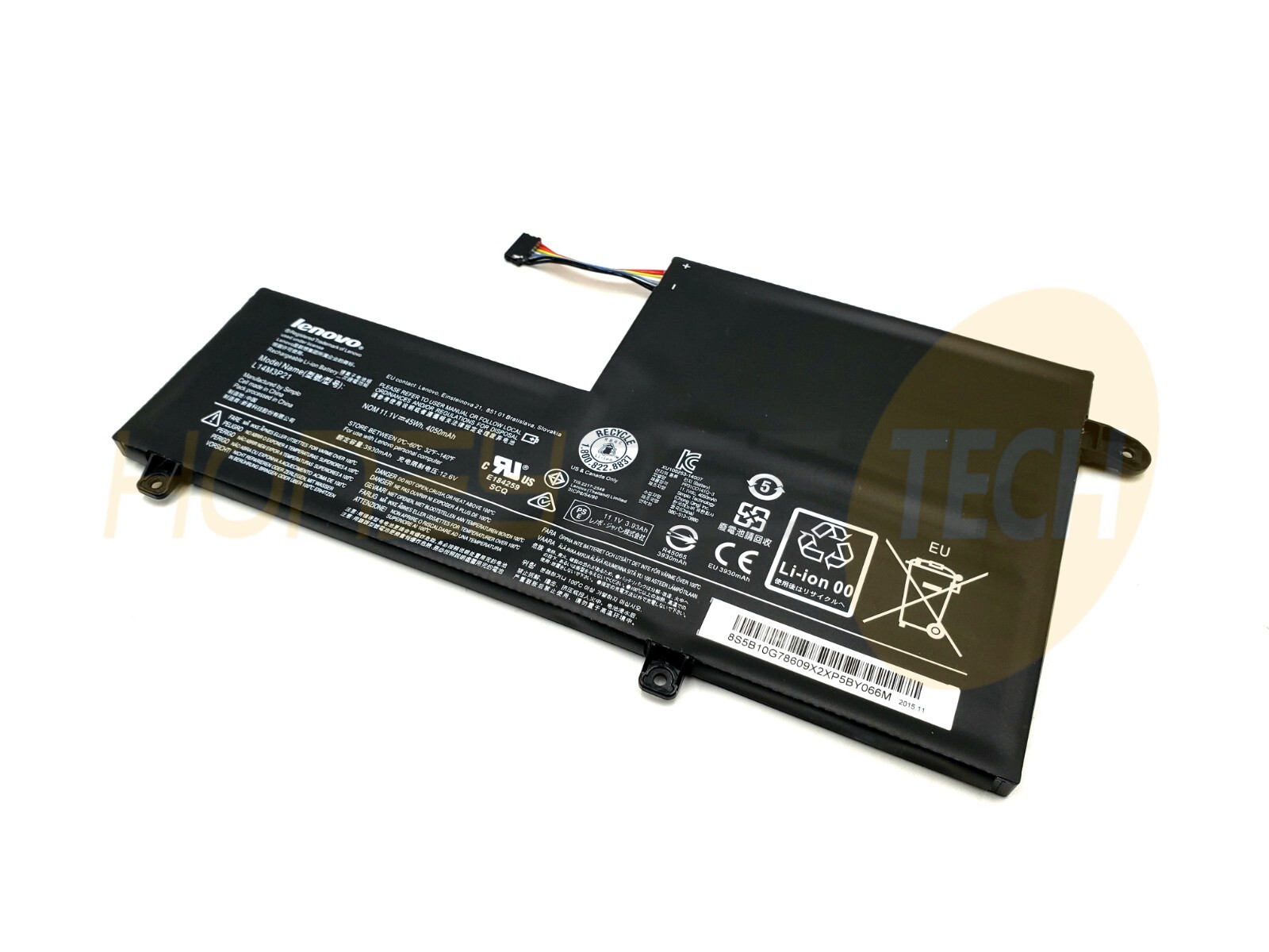 GENUINE LENOVO FLEX 3-1580 3CELL 45WHR BATTERY L14M3P21 5B10G78609 TESTED