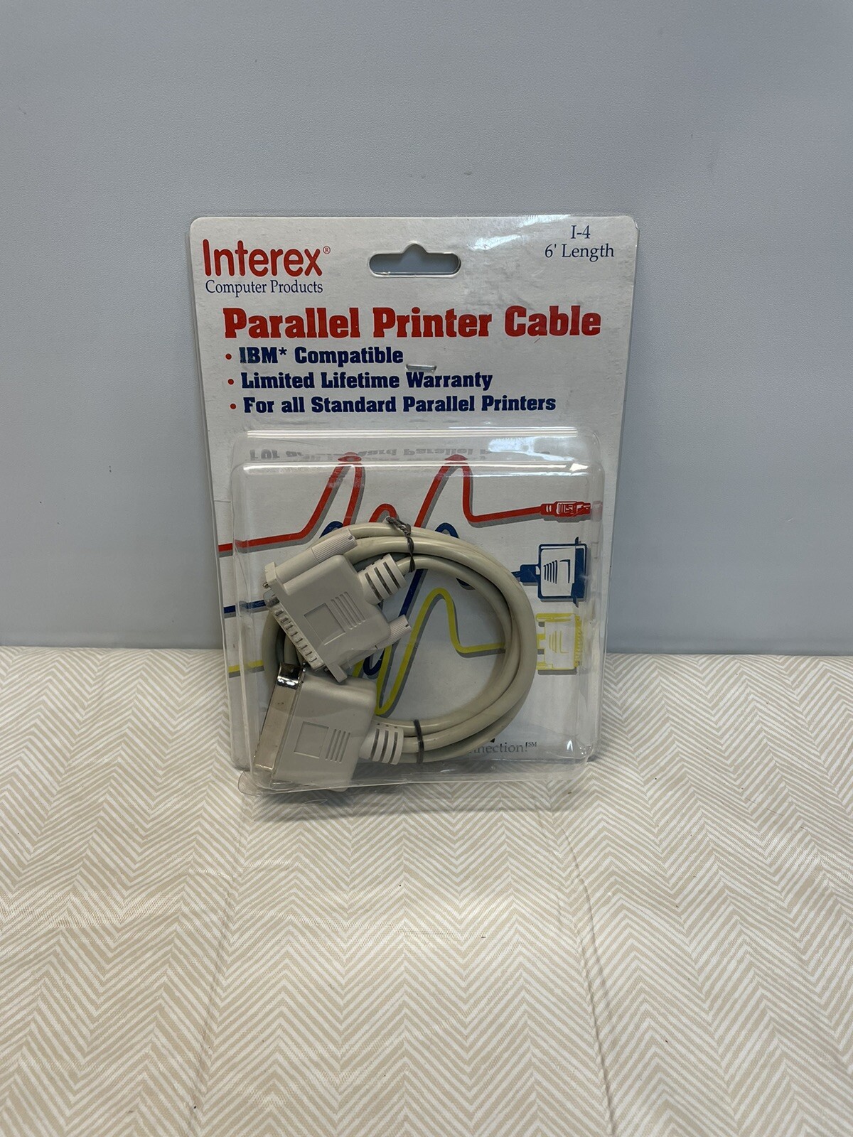 Interex Parallel Printer Cable 6’ Foot