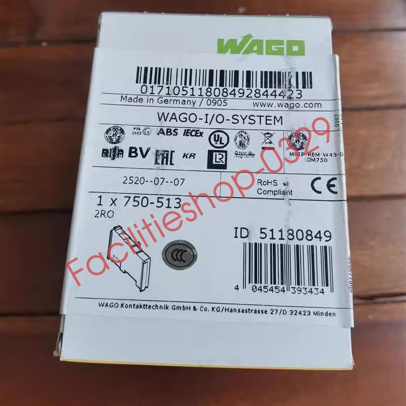 1pcs WAGO I/O-SYSTEM Module 750-513 DHL/FedEx