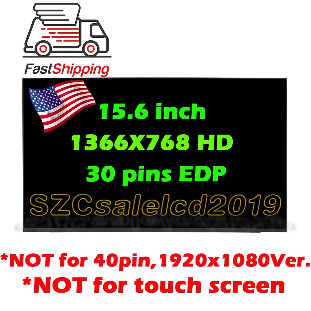For Innolux N156BGA-E53 Dell PN DP/N 07XMDT 7XMDT HD 1366x768 30pin LCD Screen
