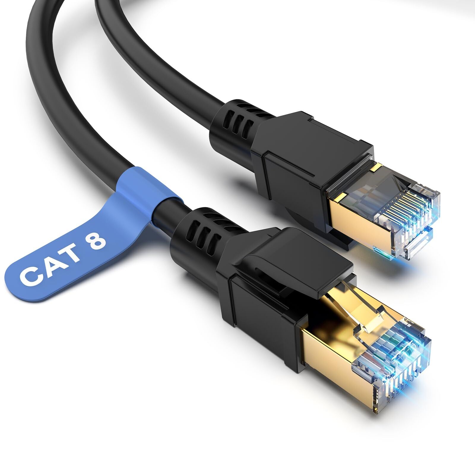 Cat 8 Ethernet Cable 6 Ft High Speed Network Cable 40gbps 2000mhz 26awg Heavy Du