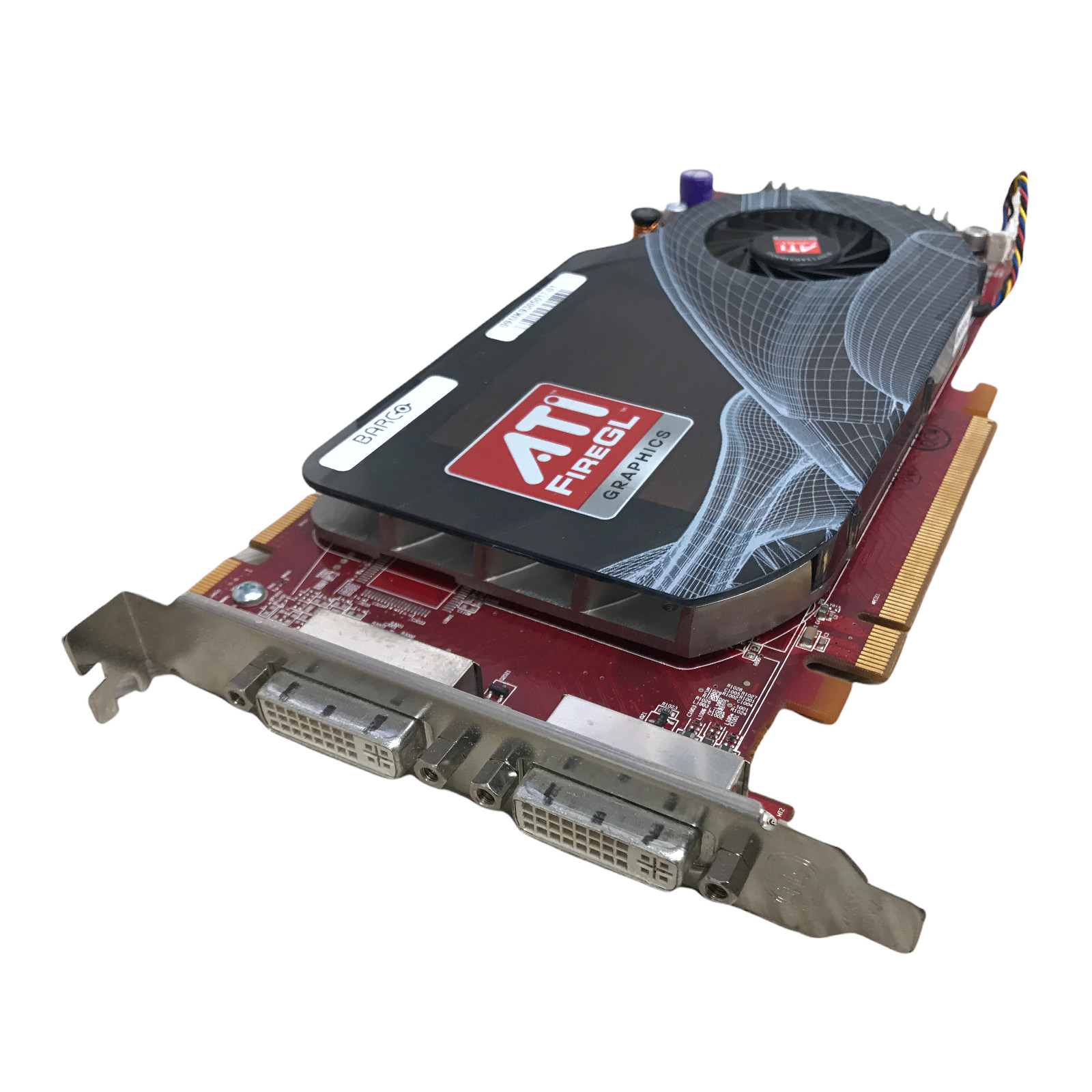 Barco ATI FireGL MXRT 5200 512MB GDDR4 2-DVI Full Height Video Card 102B1011021