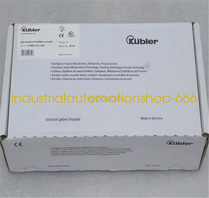 1PC NEW Kubler encoder 8.5860.1231.3001 Via DHL or FedEX