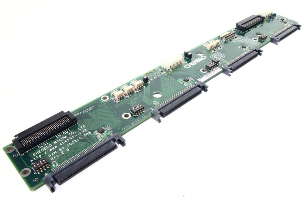 Chenbro Micom P/N 80-103215-006 SCSI Backplane Board Ultra 320/160 HDD Server