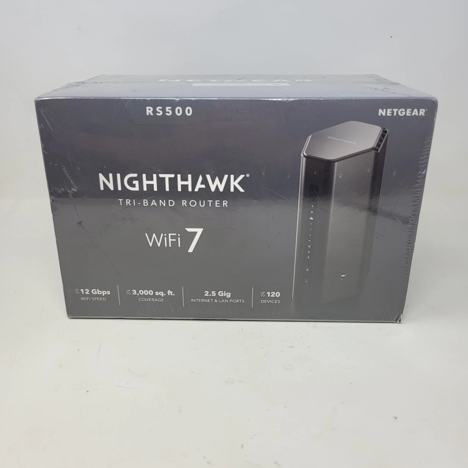 New NETGEAR Nighthawk Tri Band WiFi 7 RS500-100NAS Wireless Router