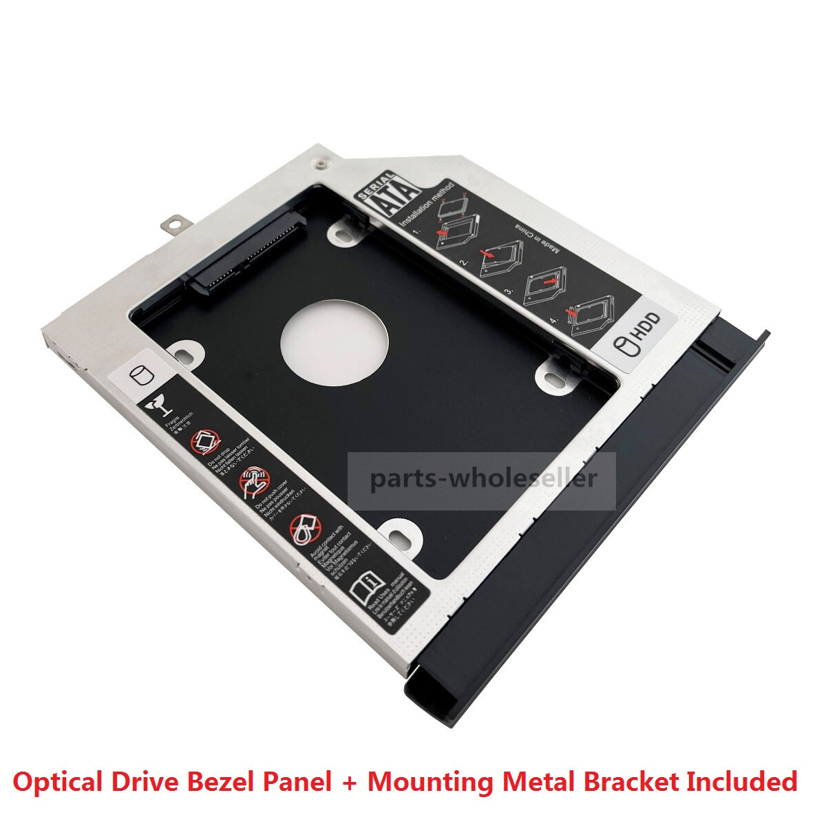 with Bezel Faceplate 2nd HDD SSD Caddy Frame for Lenovo XiaoXin ideapad 310 510