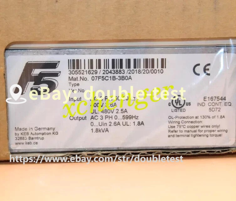 1PCS KEB 7F5C1B-3B0A frequency converter new via FedEx or DHL