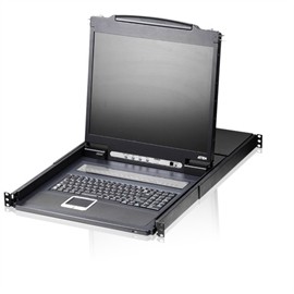 ATEN TECHNOLOGY CL1308NUKIT Aten 8-Port 19" LCD Integrated USB/PS2 Combo KVM