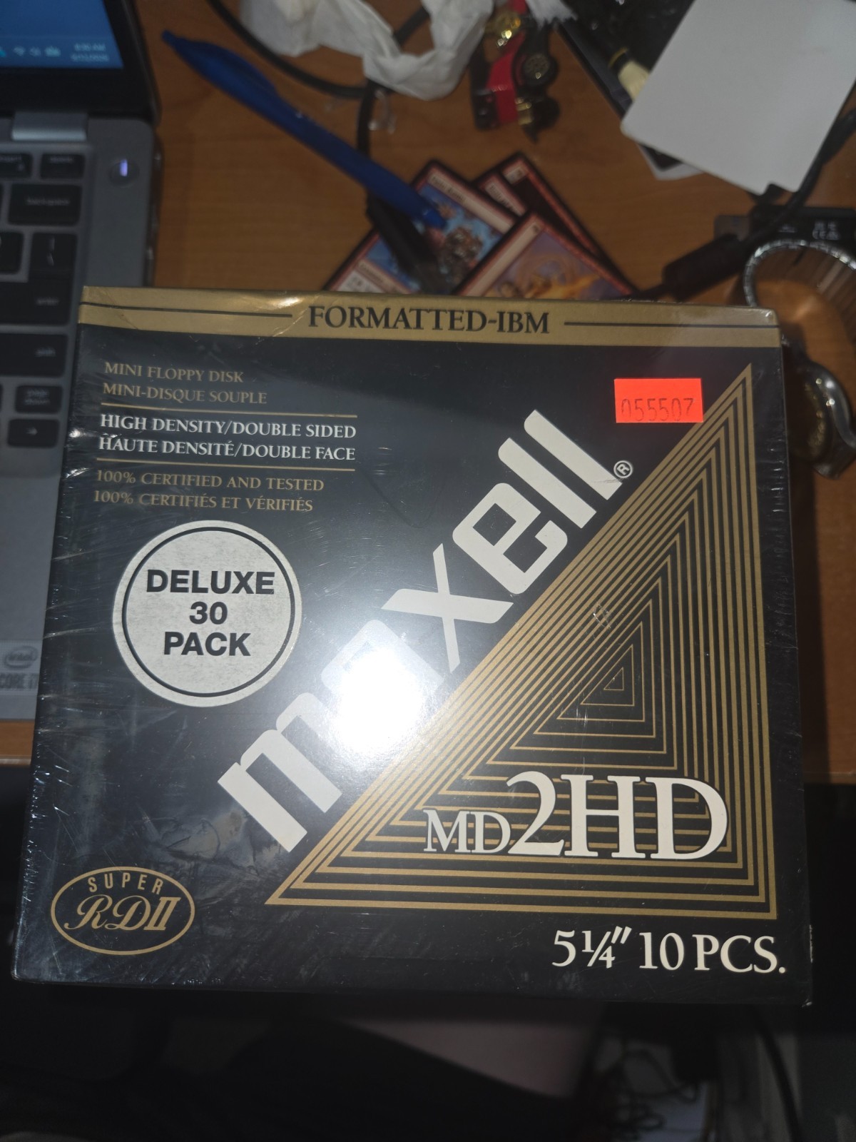 Maxwell md2HD 5 1/4" floppy - 30 PCS - NEW