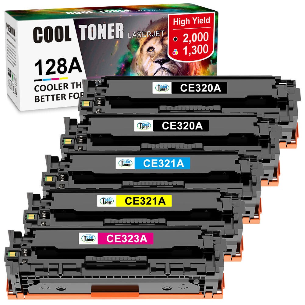 Toner for HP 128A CE320A LaserJet Color CM1415fnw CP1525nw CP1525n CM1415fn lot