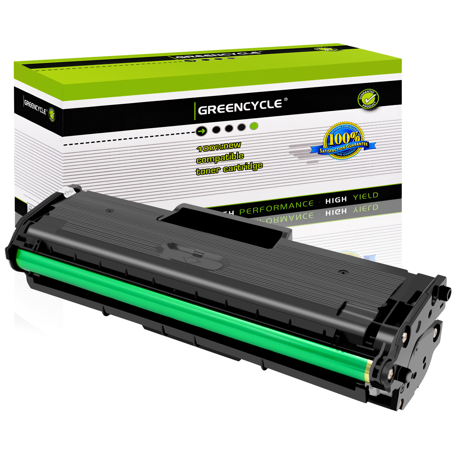 GREENCYCLE MLT-D111S D111S Black Toner Lot Fit for Samsung SL-M2020 M2070 M2022W