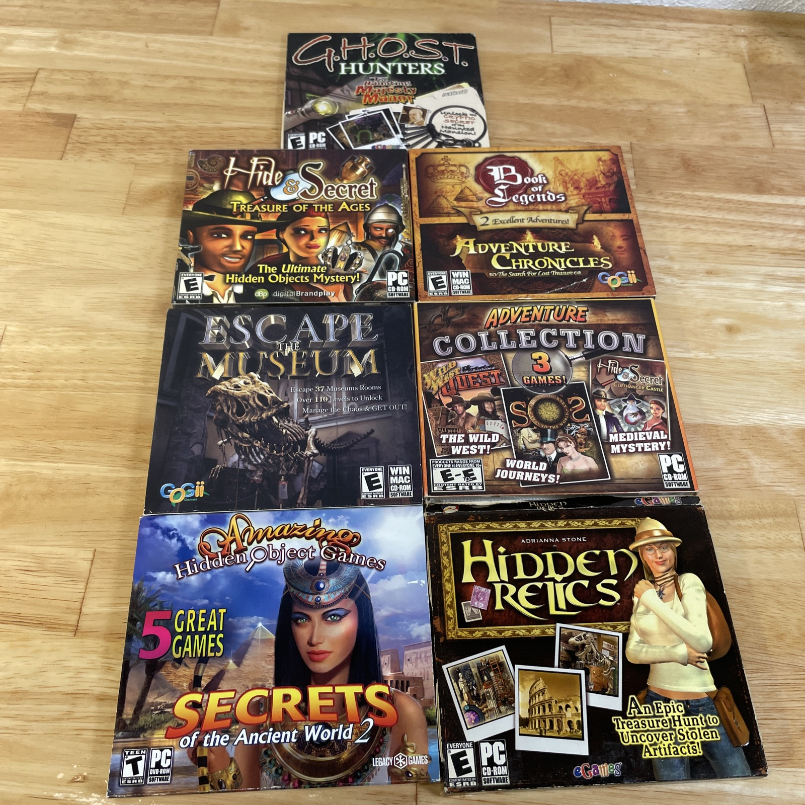 LOT OF 7 PC Games: Various Adventure Titles